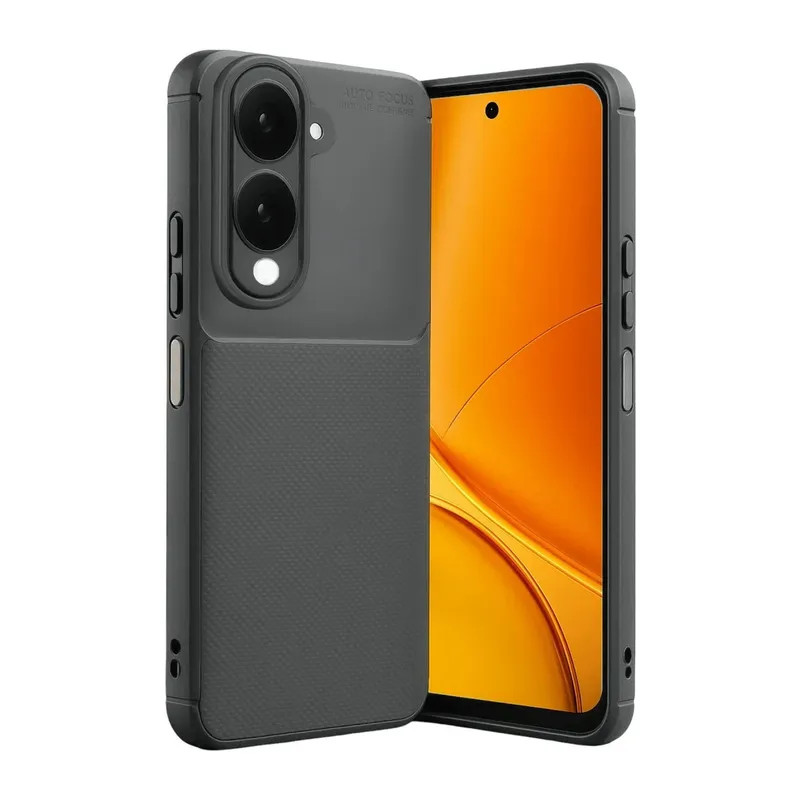 Vivo Y29S Auto Focus Karbon Kapak - Gri