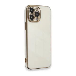 Apple iPhone 15 Pro Kılıf Volet Silikon - Beyaz