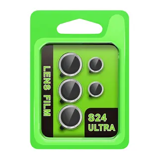 Samsung Galaxy S24 Ultra Raze Metal Kamera Lens - Gümüş