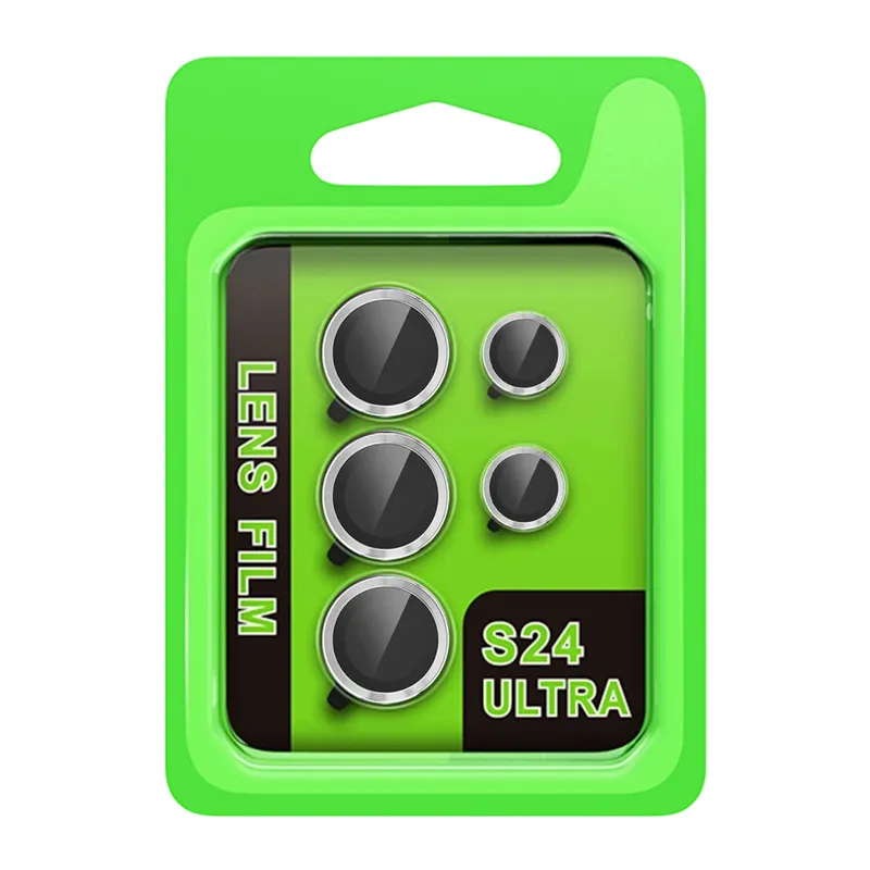 Samsung Galaxy S24 Ultra Raze Metal Kamera Lens - Gümüş