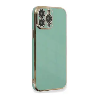 Apple iPhone 15 Pro Kılıf Volet Silikon - Açık Yeşil
