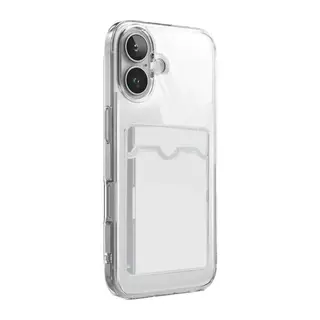 Apple iPhone 17 Kart Şeffaf Silikon - Şeffaf