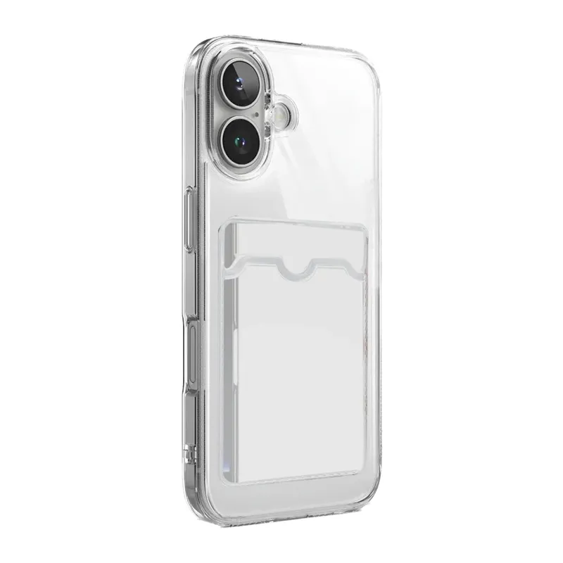 Apple iPhone 17 Kart Şeffaf Silikon - Şeffaf
