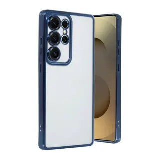 Samsung Galaxy S25 Ultra Kılıf Razer Lensli Silikon - Lacivert