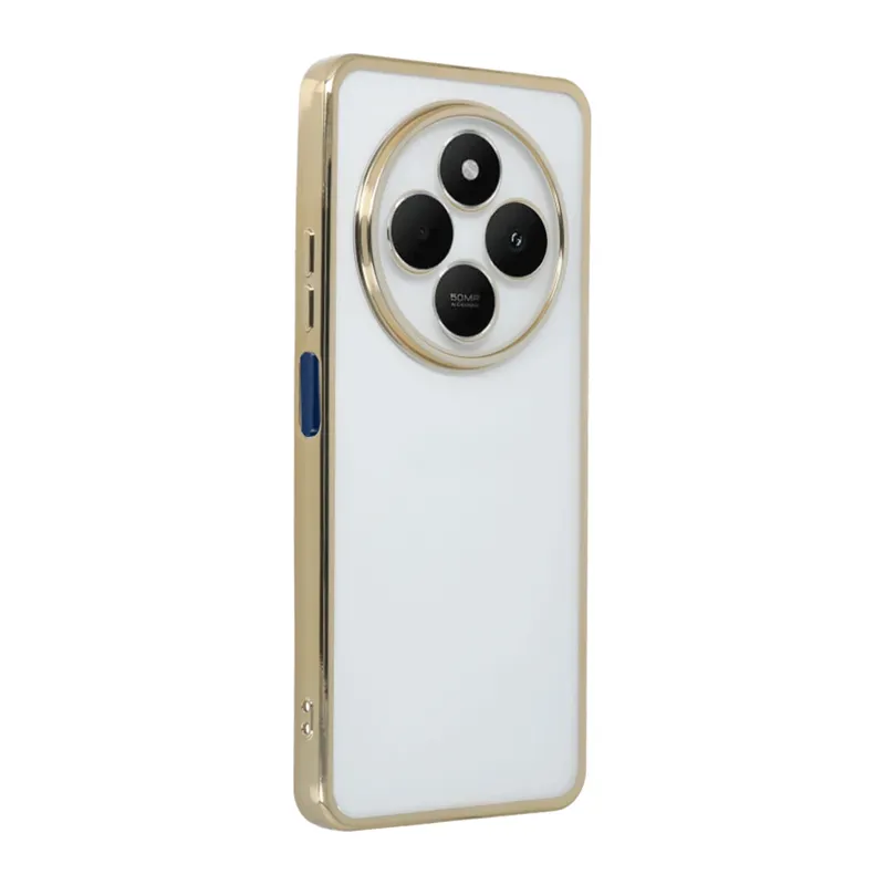 Xiaomi Redmi 14C Kılıf Razer Lensli Silikon - Gold