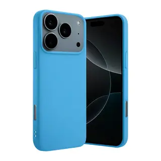 Apple iPhone 17 Pro Nano içi Kadife Silikon - Mavi
