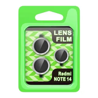 Xiaomi Note 14 5G Raze Metal Kamera Lens - Gümüş