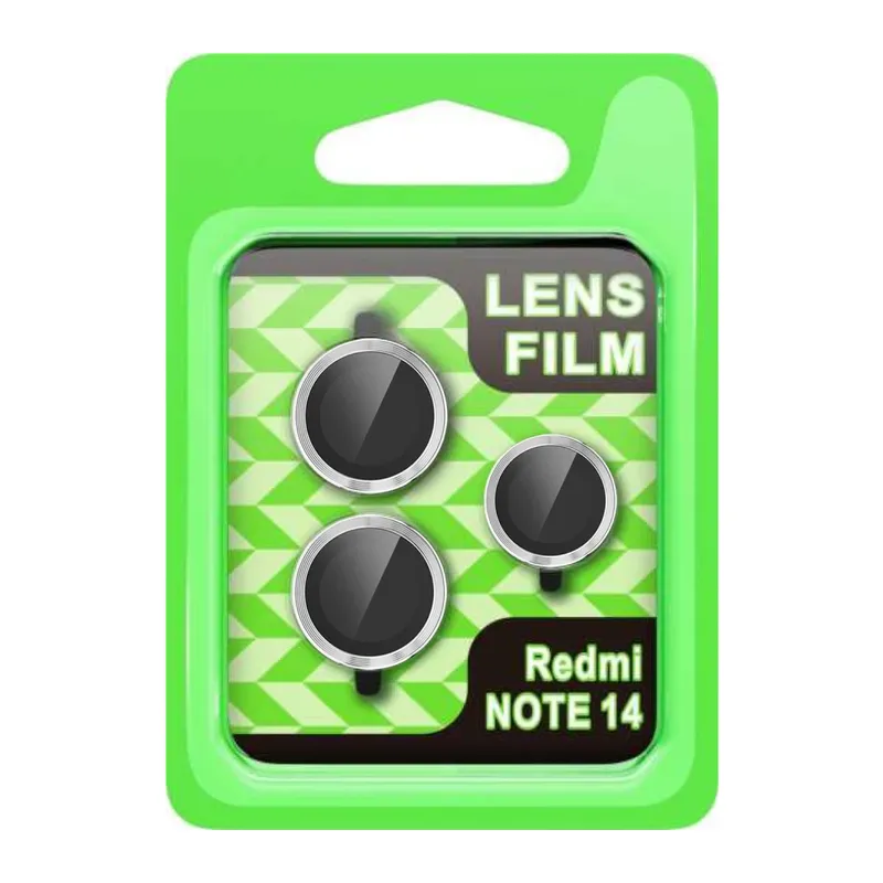 Xiaomi Note 14 5G Raze Metal Kamera Lens - Gümüş