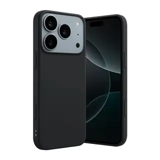 Apple iPhone 17 Pro Max/18 Pro Max First Silikon - Siyah