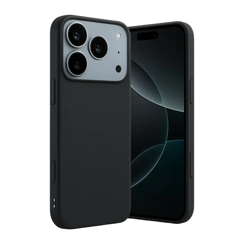 Apple iPhone 17 Pro Max/18 Pro Max First Silikon - Siyah