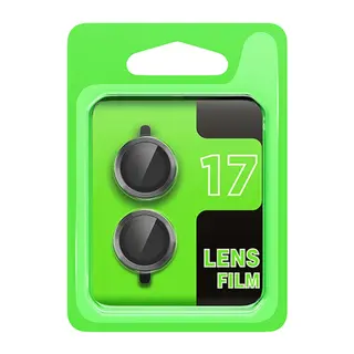 Apple iPhone 17 Raze Metal Kamera Lens - Gri