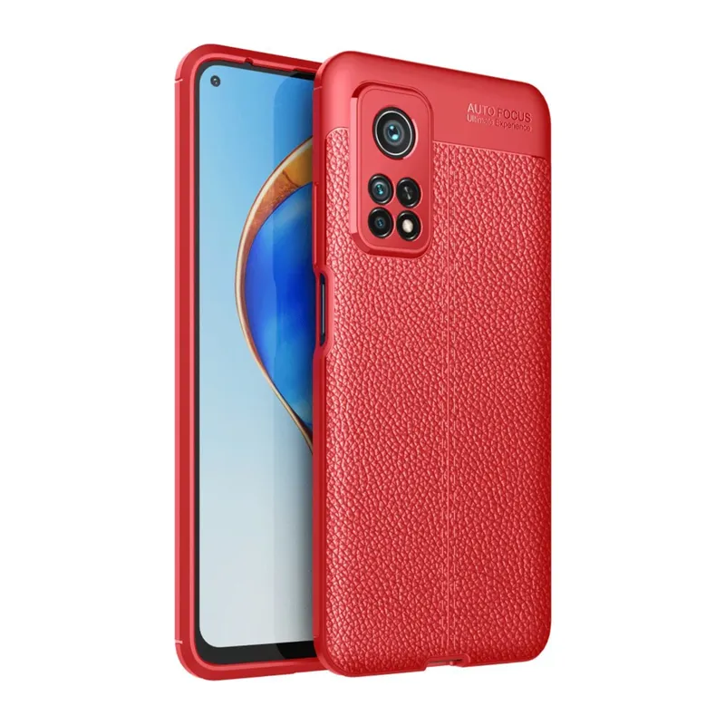 Xiaomi Mi 10T Pro Kılıf Auto Focus Kapak - Kırmızı