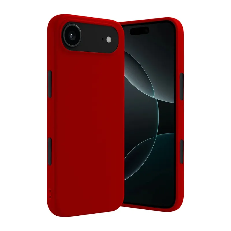 Apple iPhone 17 Air First Silikon - Kırmızı