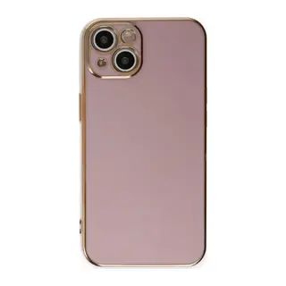 Apple iPhone 15 Kılıf Volet Silikon - Mor