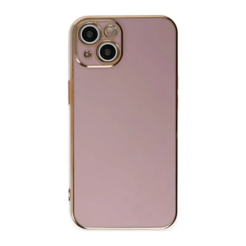 Apple iPhone 15 Kılıf Volet Silikon - Mor