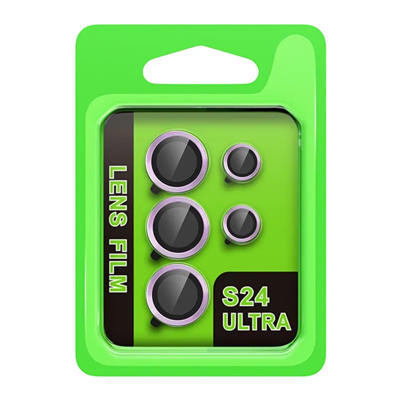Samsung Galaxy S24 Ultra Raze Metal Kamera Lens - Mor