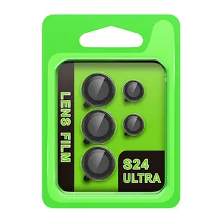 Samsung Galaxy S24 Ultra Raze Metal Kamera Lens - Siyah