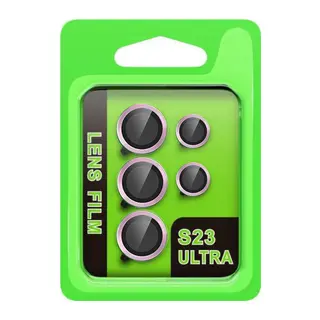 Samsung Galaxy S23 Ultra Raze Metal Kamera Lens - Lila