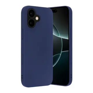 Apple iPhone 17 Nano içi Kadife Silikon - Lacivert