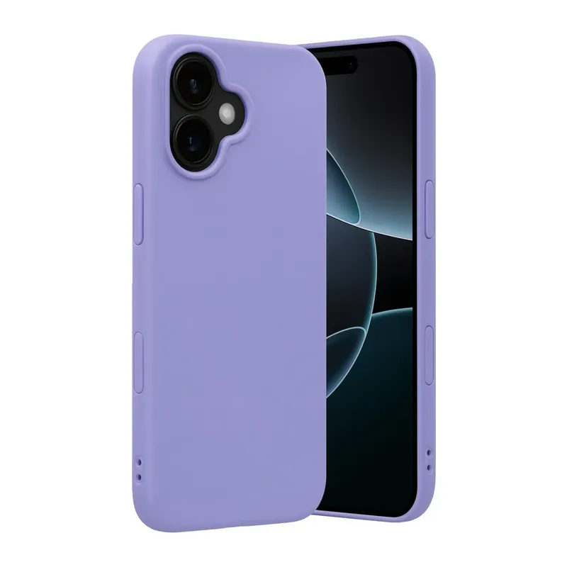 Apple iPhone 17 Nano içi Kadife Silikon - Lila