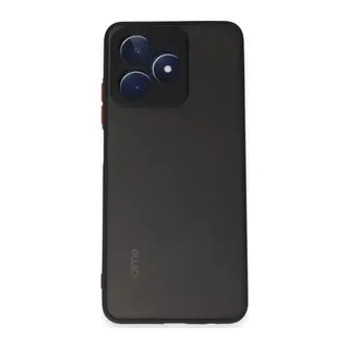 Realme C53 Kılıf Montreal Silikon Kapak - Siyah