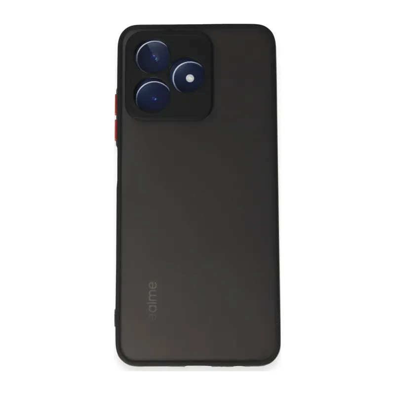 Realme C53 Kılıf Montreal Silikon Kapak - Siyah