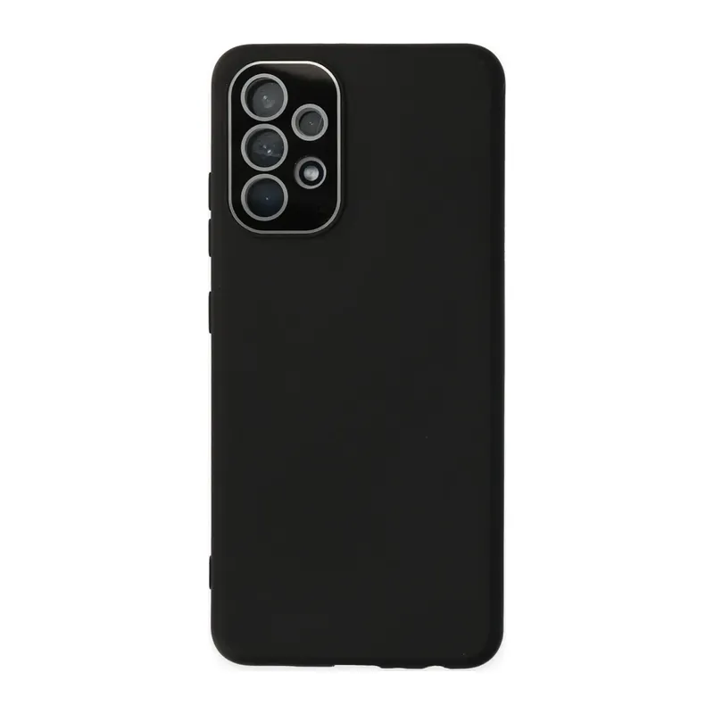 Samsung Galaxy A33 5G Kılıf Lansman Glass Kapak - Siyah