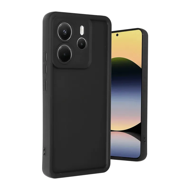 Xiaomi Redmi Note 14 4G Kılıf Viera Silikon - Siyah