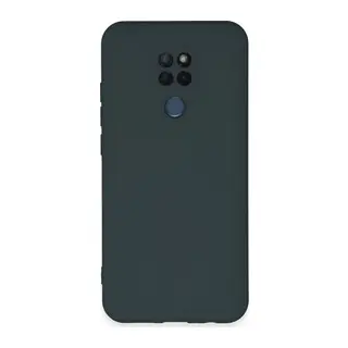 General Mobile GM 20 Kılıf Nano içi Kadife Silikon - Koyu Yeşil