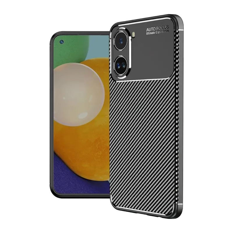 Xiaomi Poco X7 Pro Kılıf Auto Focus Karbon Kapak - Siyah