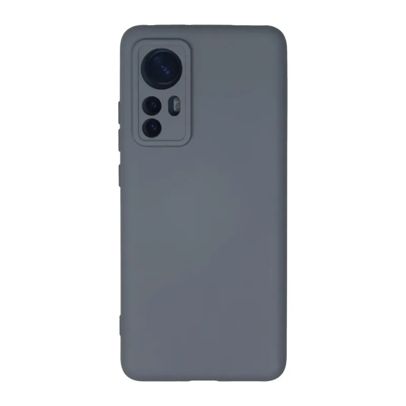 Xiaomi Mi 12 Kılıf Nano içi Kadife Silikon - Gri