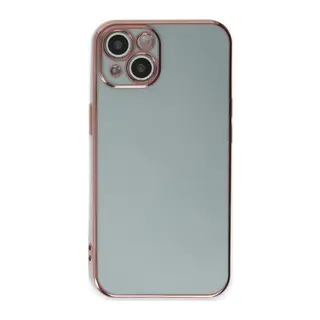 Apple iPhone 15 Kılıf Volet Silikon - Açık Yeşil