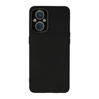 Oppo Reno 7 Lite Kılıf Lansman Glass Kapak - Siyah