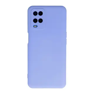 Oppo A54 4G Kılıf Nano içi Kadife Silikon - Lila