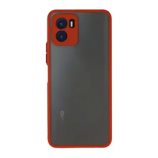 Vivo Y15S Kılıf Montreal Silikon Kapak - Kırmızı