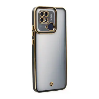Xiaomi Redmi 10C Kılıf Liva Lens Silikon - Siyah