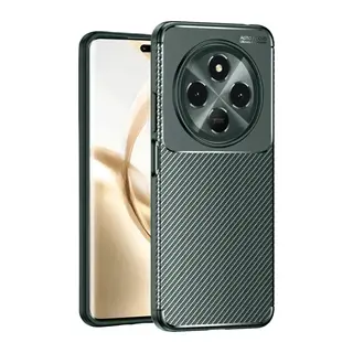 Tecno Spark 30 Kılıf Auto Focus Karbon Kapak - Koyu Yeşil