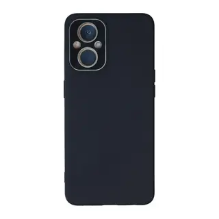 Oppo Reno 7 Lite Kılıf Lansman Glass Kapak - Lacivert
