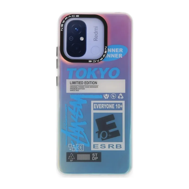 Xiaomi Redmi 12C Kılıf Estoril Desenli Kapak - Estoril - 1