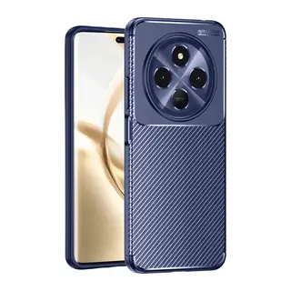 Tecno Spark 30 Kılıf Auto Focus Karbon Kapak - Lacivert