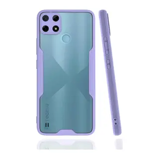 Realme C25Y Kılıf Platin Silikon - Lila