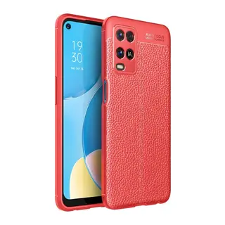 Oppo A54 4G Kılıf Auto Focus Kapak - Kırmızı