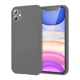 Apple iPhone 11 Kılıf First Silikon - Gri