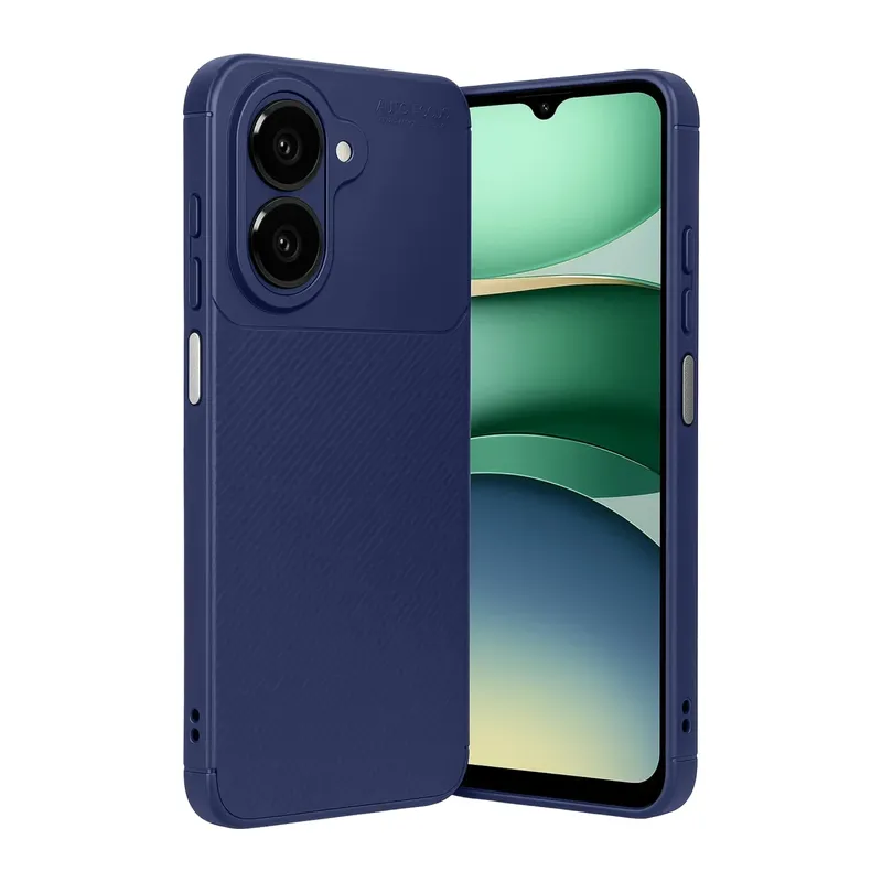 Samsung Galaxy A07 4G Auto Focus Karbon Kapak - Lacivert