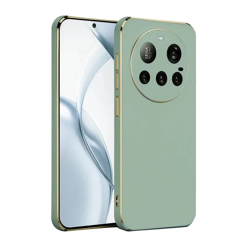 Xiaomi Mi 15 Ultra Kılıf Volet Silikon - Açık Yeşil