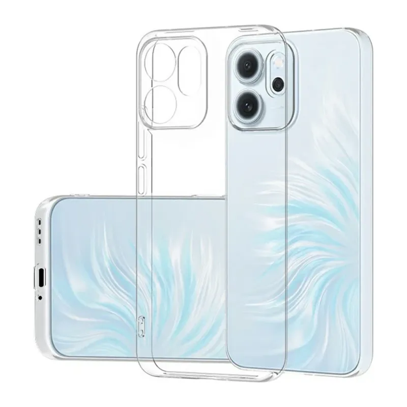 Oppo Reno 14F Kılıf Lüx Şeffaf Silikon