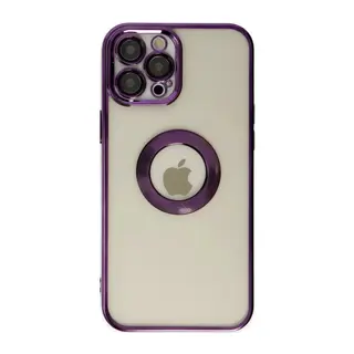 Apple iPhone 12 Pro Kılıf Slot Silikon - Mor