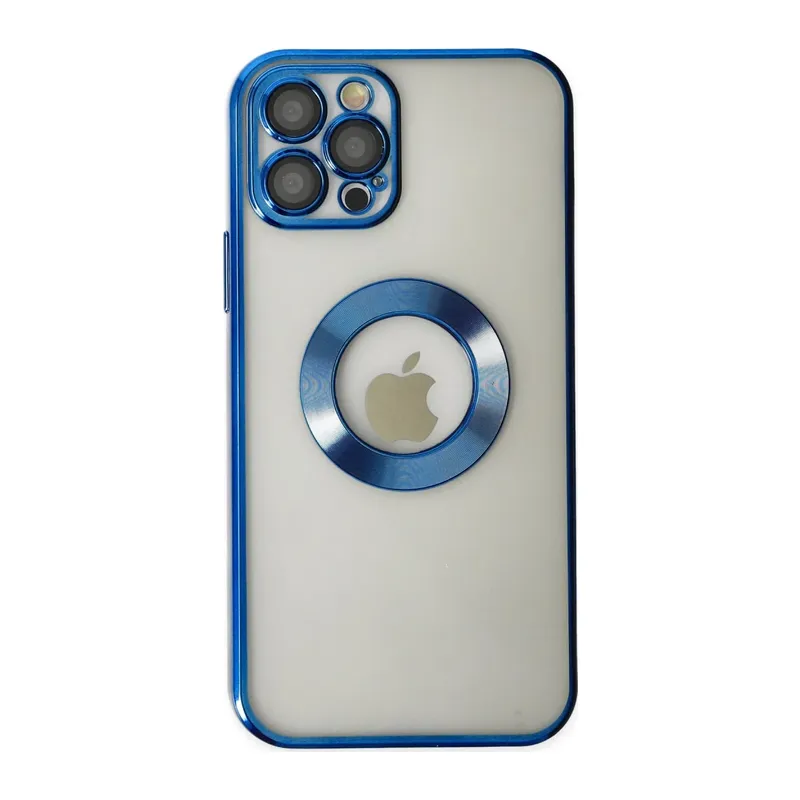 Apple iPhone 12 Pro Kılıf Slot Silikon - Mavi