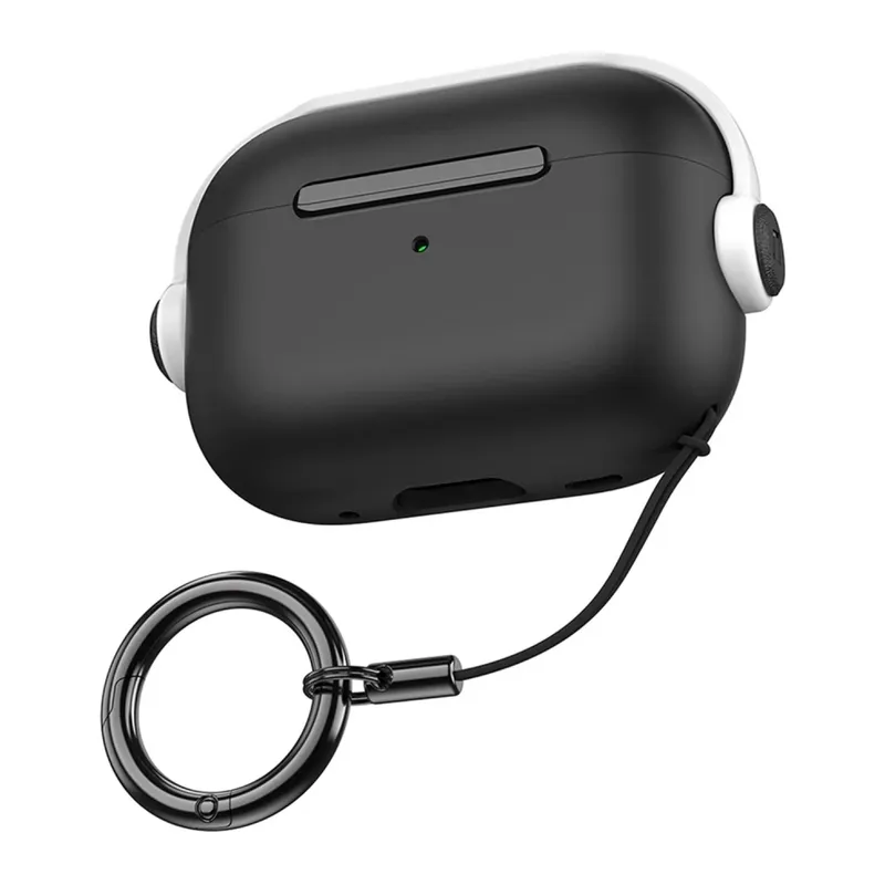 Apple Airpods Pro 2 (2.nesil) Cool Kılıf - Siyah-Beyaz