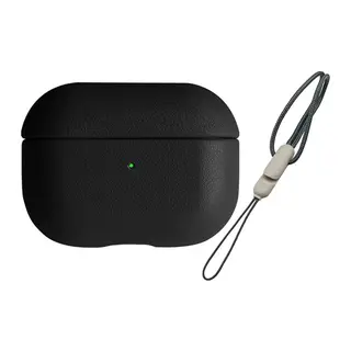 Apple Airpods 3 (3.nesil) 405 Deri Kılıf - Siyah